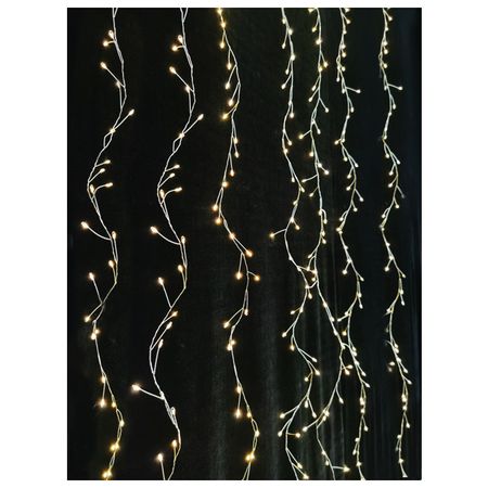 гирлянда-занавес MAXIJOY Роса 3х2м 800miniLED теплый белый свет