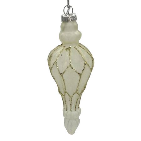 подвеска MAXIJOY Флакон 16см стекло белый