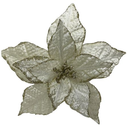 растение искусственное MAXIJOY Пуансеттия 20см шампань