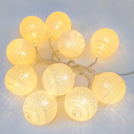 гирлянда MAXIJOY Шарики 2,85м 20LED теплый белый свет