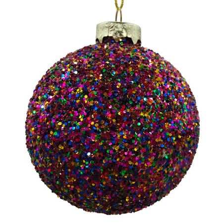 шар MAXIJOY Грильяж 80мм стекло мультиколор