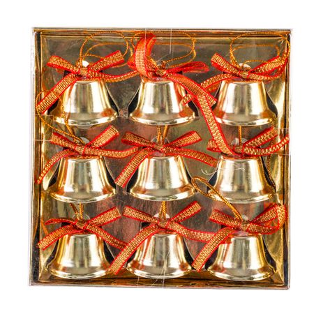 набор подвесок MAXIJOY Колокольчики 2см 9шт золотой андрей анатольевич глушецкий выставки колокола медали колокола и колокольчики на российских и международных выставках xix на