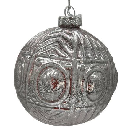 шар MAXIJOY Архитектура 100мм стекло серебряный