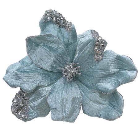 растение искусственное MAXIJOY Магнолия 23см голубой