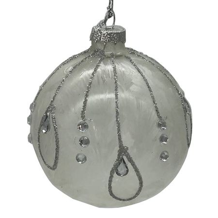 шар MAXIJOY Кулон 80мм стекло прозрачный