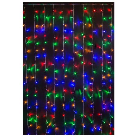 гирлянда NAVIGATOR занавес 1,3х1,4м 252 LED мульти свет
