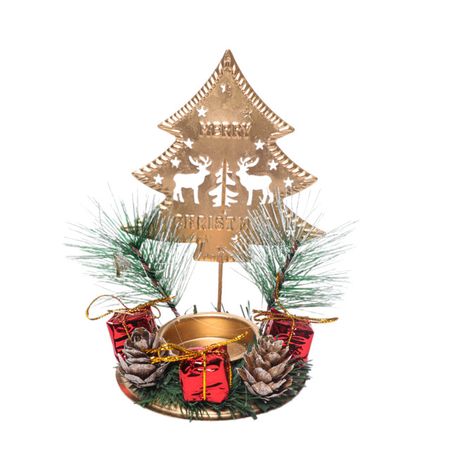 подсвечник MAXIJOY Композиция-3 8х13см металл