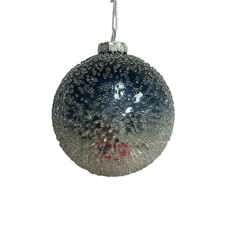 шар MAXIJOY Падающий снег 80мм стекло синий н н сотников снег война и дети