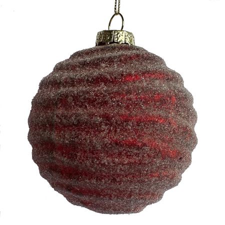 шар MAXIJOY Ракушка 80мм стекло красный