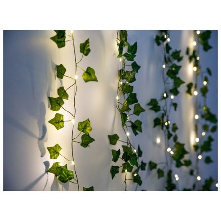 гирлянда-нить MAXIJOY Листья 9,9м 100LED теплый белый свет ганифат алиева летящие листья жизни воспоминания