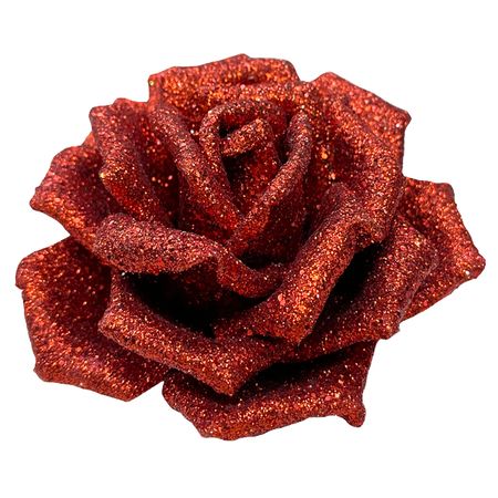 растение искусственное MAXIJOY Роза 14см красный