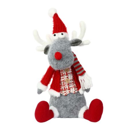 фигура MAXIJOY Олень 37см серый