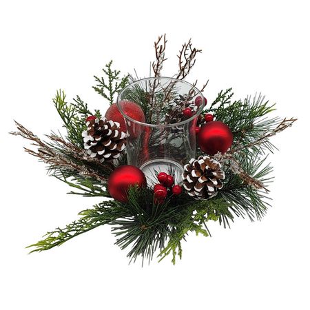 подсвечник MAXIJOY Композиция 25,4х25,4х15,2см пластик, железо, стекло бутылка в чехле велюр kawaii зверюшки enjoy the little things стекло 300мл 12 07599 kwi1 ланч бокс кролик kawaii 1000мл пластик 20х13х7 12 34435 lb5