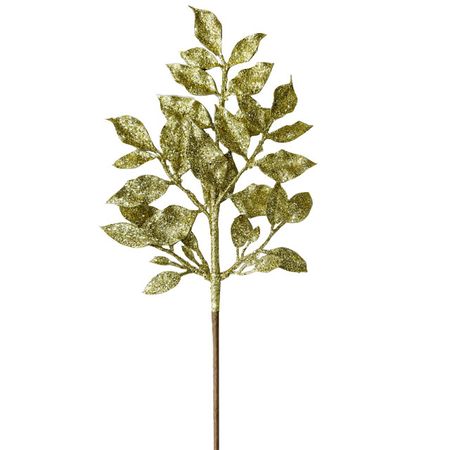 ветка новогодняя MAXIJOY 73см золотая
