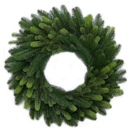 венок новогодний 62см литой комбинированный