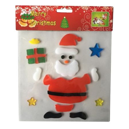 наклейка на окно MAXIJOY Дед мороз  20х20см ПВХ