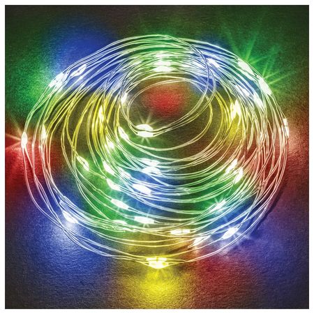 гирлянда NAVIGATOR роса 1,2м 10 LED мульти свет