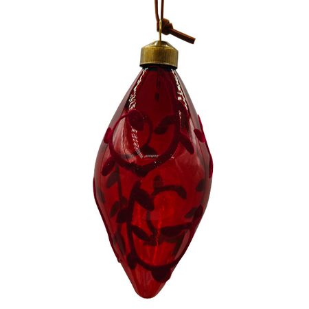 подвеска MAXIJOY Листва 12см стекло бордовый вадим найман мне б лишь понять о чем шумит листва…