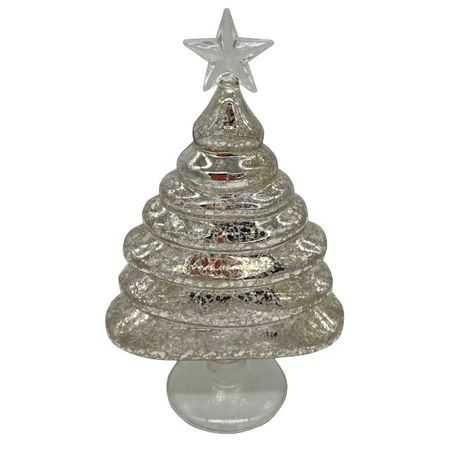фигурка MAXIJOY Елочка 26см стекло серебряный л с в лесу родилась елочка