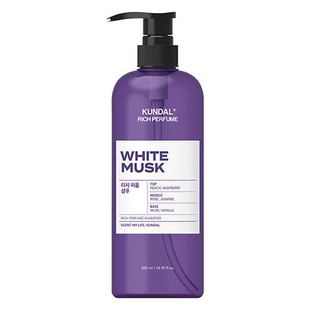 Шампунь для волос KUNDAL Шампунь для волос Белый мускус White Musk Rich Perfume Shampoo