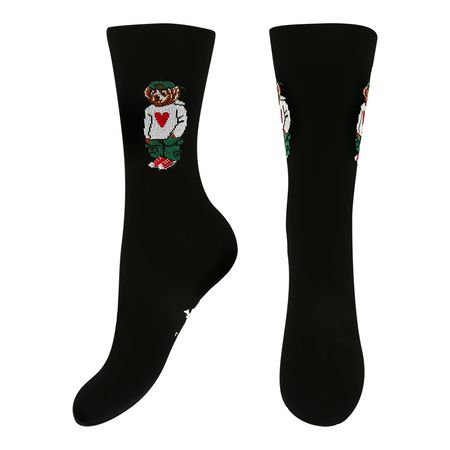 Носки мужские MONCHINI BEAR мишка с сердечком 43-45 носки вишенки высокие 35 39 хлопок бамбук 12 31079 202505 s6