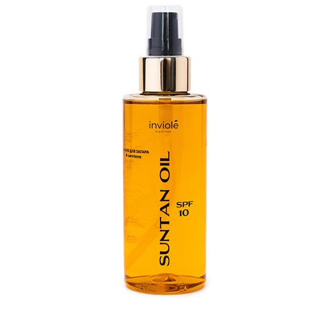 Масло для загара INVIOLE Масло для загара на солнце SPF 10