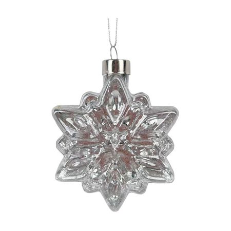 подвеска MAXIJOY Цветок 10,3см стекло прозрачный