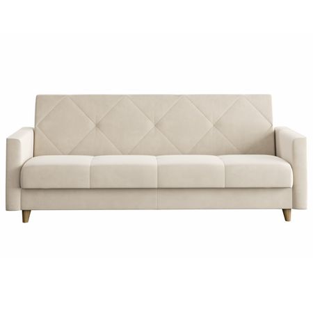 диван-кровать Даллас 2060х890х900мм велюр бежевый