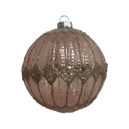 шар MAXIJOY Изысканность 80мм стекло розовый