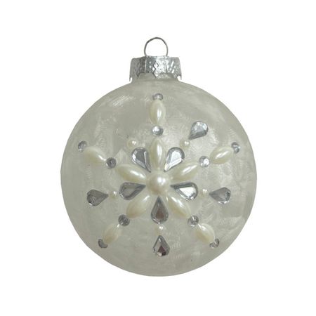 шар MAXIJOY Цветок 80мм стекло прозрачный