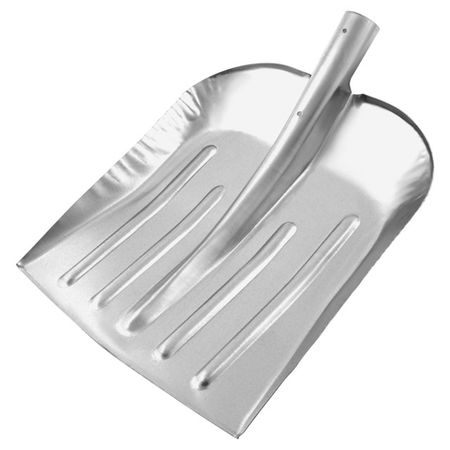 лопата для снега стальная оцинкованная Сибртех 33х36,5см без черенка