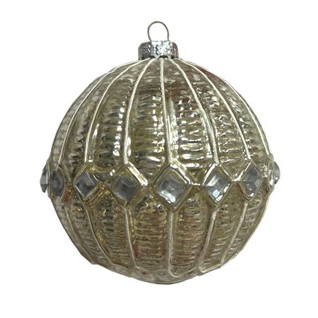 шар MAXIJOY Изысканность 80мм стекло шампань