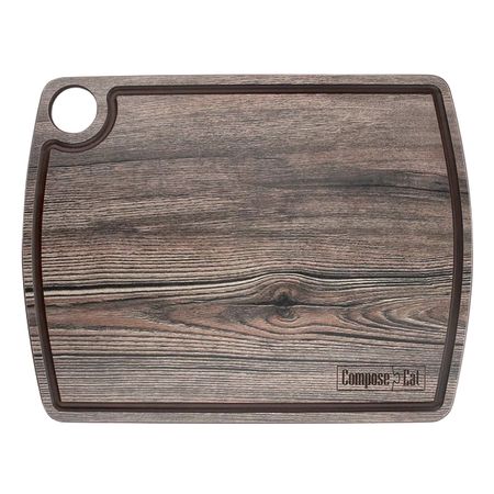 доска разделочная COMPOSEEAT 29x22см прямоугольная композит дуб мореный