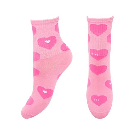 Носки TRENDY LOOK PINK HEART one size андрей ткаленко нумерология код жизни как числа влияют на вашу судьбу
