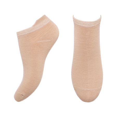 Носки TRENDY LOOK BASE короткие бежевые one size