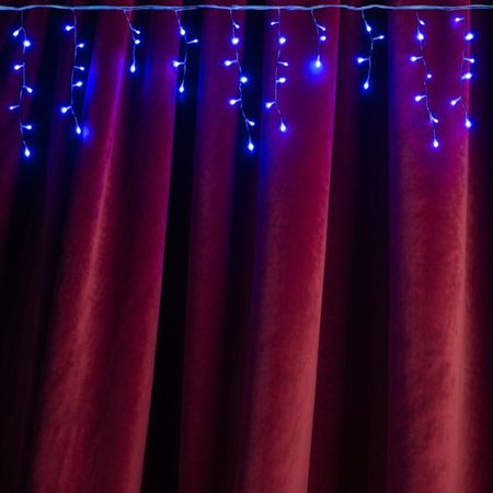 гирлянда-бахрома MAXIJOY 3х0,5м 150LED синий свет
