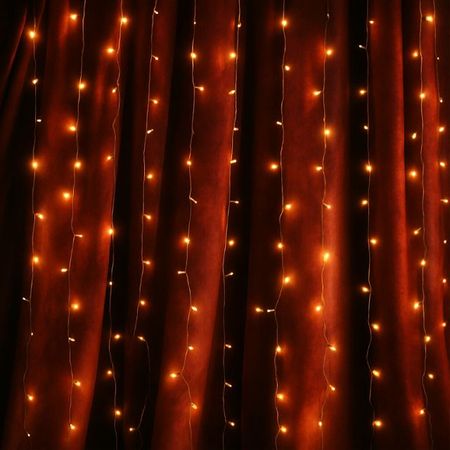 гирлянда-занавес MAXIJOY 5х2,5м 480LED теплый белый свет