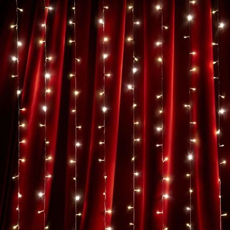 гирлянда-занавес MAXIJOY 2х1,5м 300LED холодный белый свет