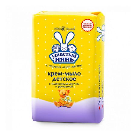Мыло твердое УШАСТЫЙ НЯНЬ Крем-мыло Ромашка