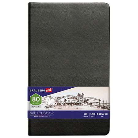 Блокнот BRAUBERG Скетчбук Слоновая кость
