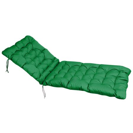 подушка-матрас  для шезлонга на завязках 190х60х8см Оксфорд (полиэстер)