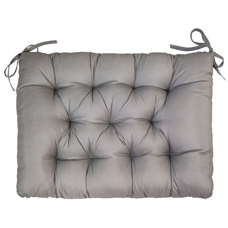 подушка для стула на завязках 62х44х6см полиэстер