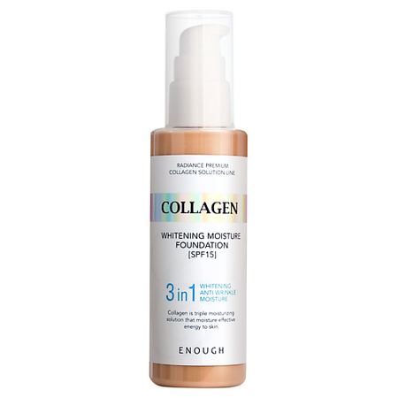Тональное средство ENOUGH Тональный крем для лица матовый Коллаген 3 в 1