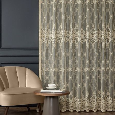 Штора ARYA HOME COLLECTION Тюль 400х250   Casa  LIGHT BROWN