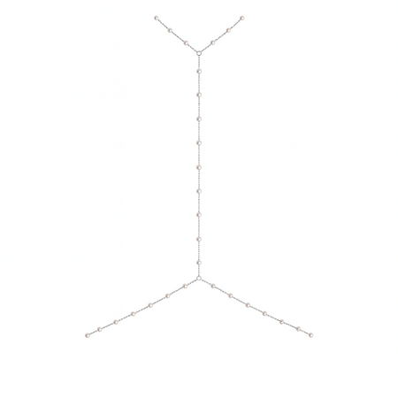 Аксессуары WELLNESS. ULTRACARE Цепочка на тело и одежду из жемчуга бодичейн ребекка ю шьем одежду для паола рейна 26 моделей из кореи мастер классы с выкройками для кукол 33 см