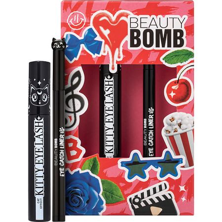 Набор средств для макияжа BEAUTY BOMB Подарочный набор Kitty Eye Lash and Eye Catch Liner