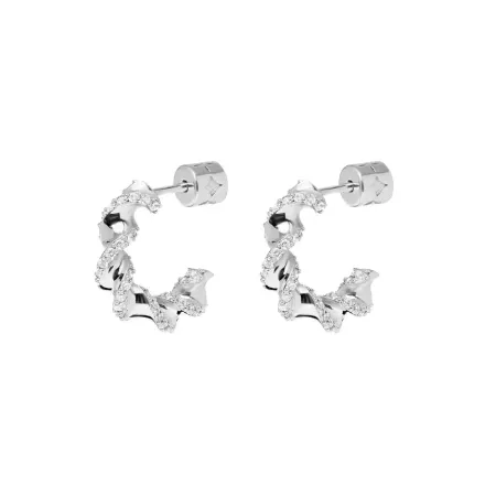 VIVA LA VIKA Серьги Mini Shiny Pasta Earrings - Silver