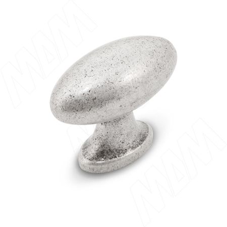 Ручка-кнопка серебро состаренное (WPO.812.000.00E8)