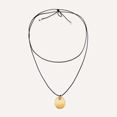 HOLLY JUNE Колье Crown Cap Necklace - Gold
