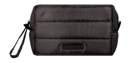 Гурмандиз Косметичка Дорожная из плащевки Черная Малая